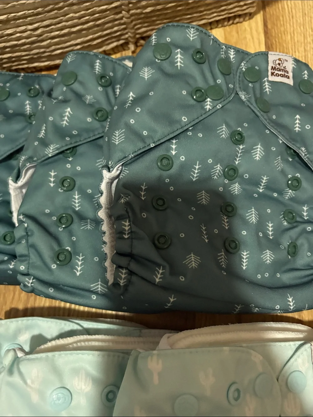 18 NEW Reusable  Cloth Diaper Cover w inserts  - Pink, Brown, Green, Teal, Cream